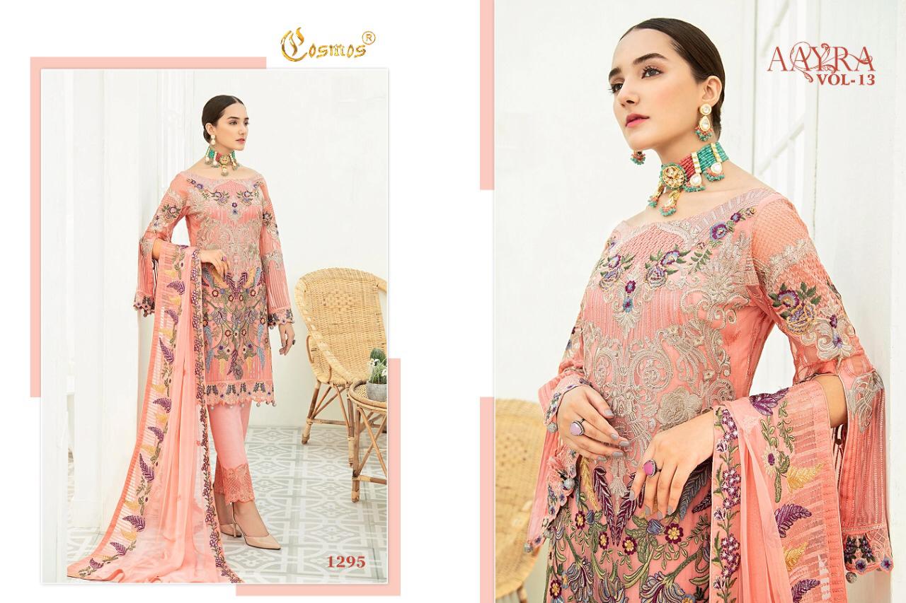 Cosmos Presents Aayra Vol-13 Pakistani Concept Wholesale Rate In Surat