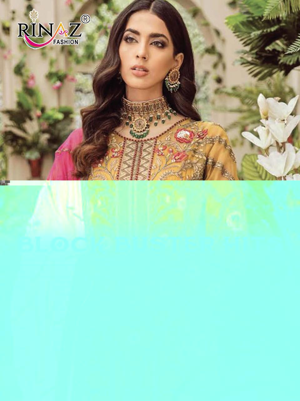 Block Buster Vol-8 Premium Collection Of Pakistani Suits By Rinaz Fashion At Wholesale Rate In Surat