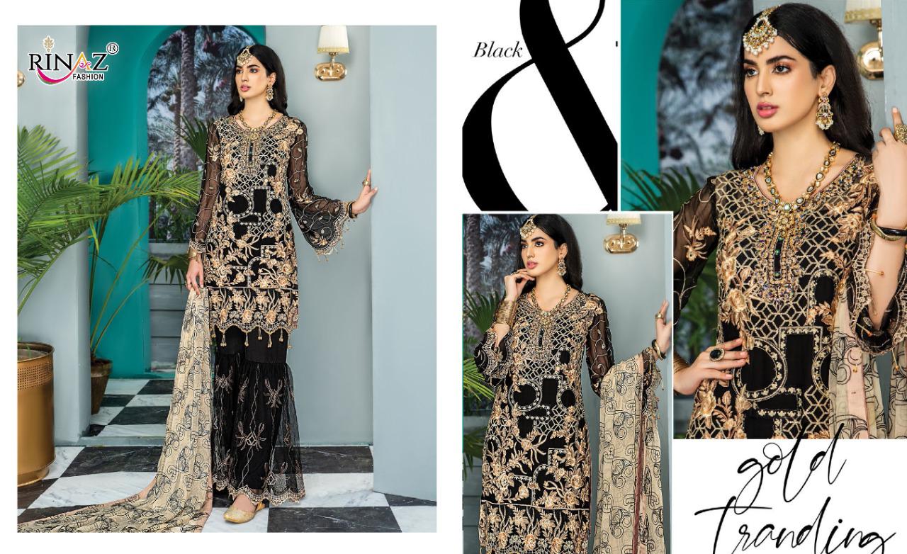 Maryam?s Gold Vol-08 Pakistani Concept Salwar Suits By Rinaz Fashion At Wholesale Rate In Surat