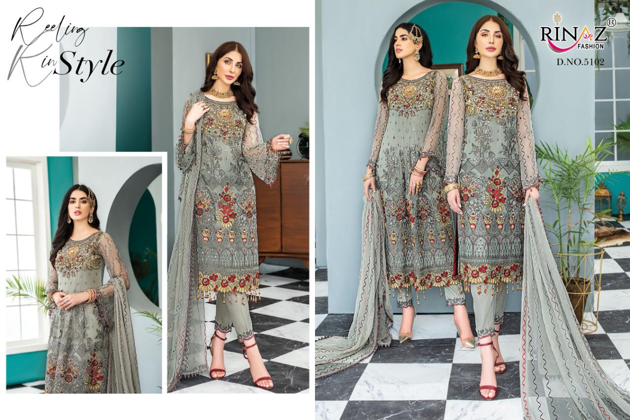 Maryam?s Gold Vol-08 Pakistani Concept Salwar Suits By Rinaz Fashion At Wholesale Rate In Surat