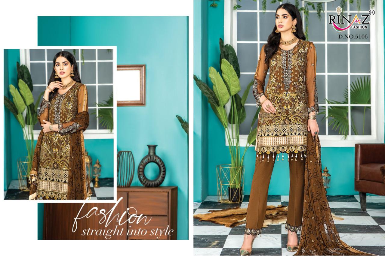 Maryam?s Gold Vol-08 Pakistani Concept Salwar Suits By Rinaz Fashion At Wholesale Rate In Surat