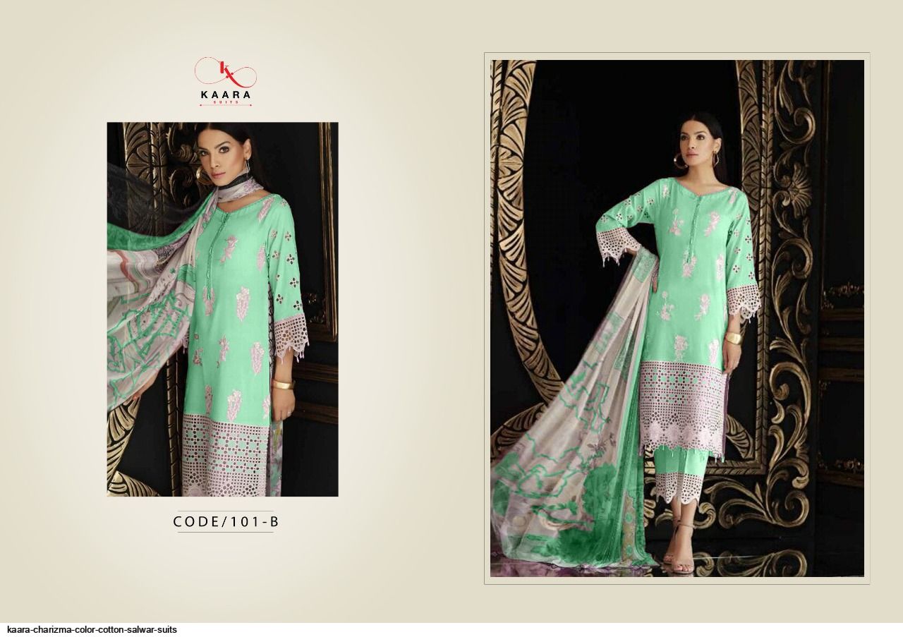 Charizma Colors Pure Cotton Based Salwar Suits By Kaara Suits At Wholesale Rate In Surat