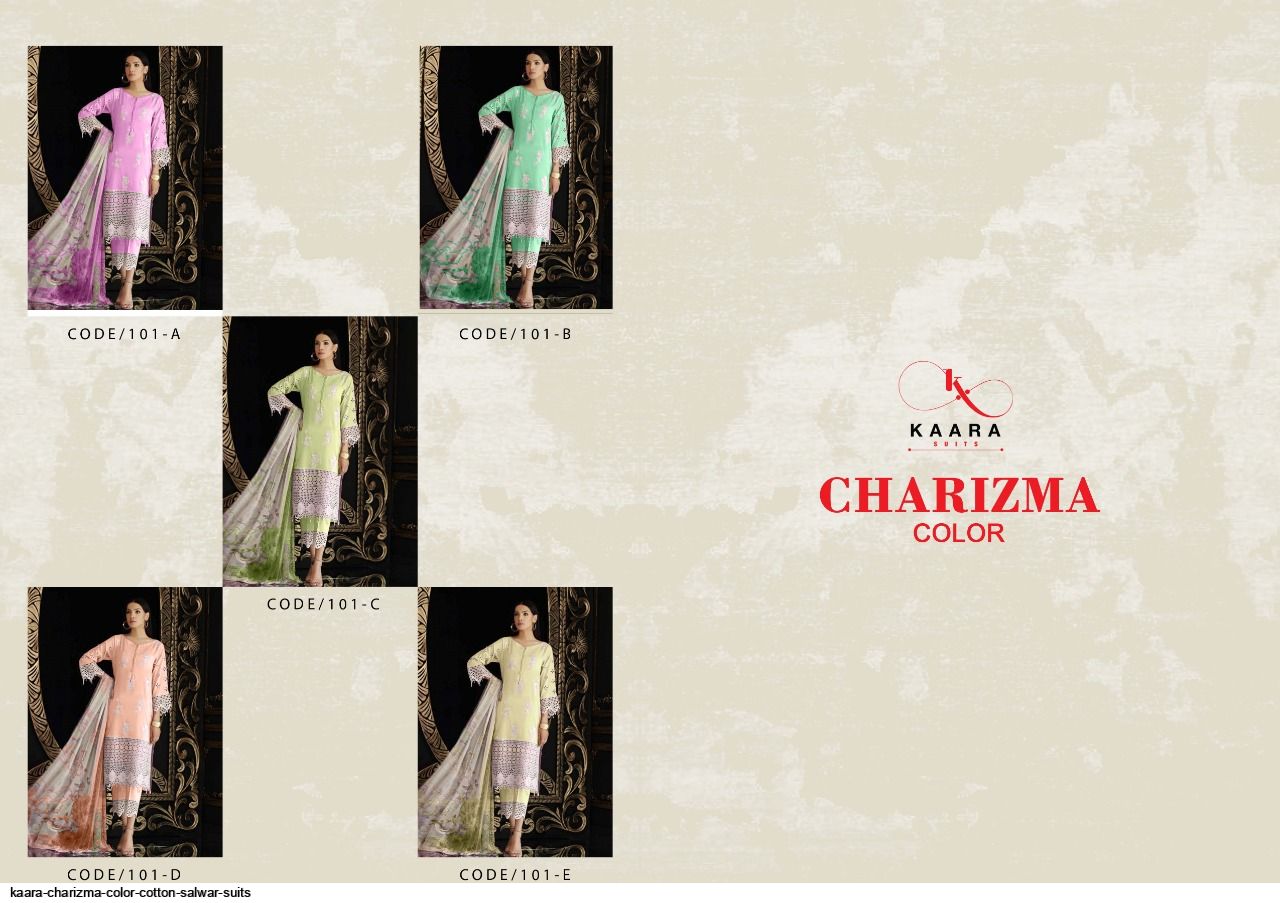 Charizma Colors Pure Cotton Based Salwar Suits By Kaara Suits At Wholesale Rate In Surat