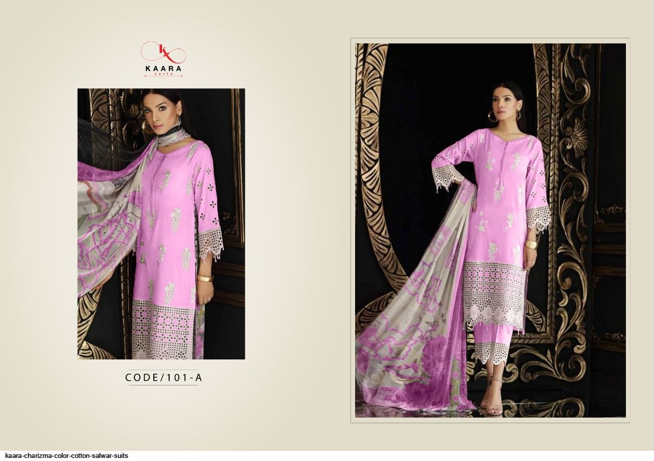 Charizma Colors Pure Cotton Based Salwar Suits By Kaara Suits At Wholesale Rate In Surat