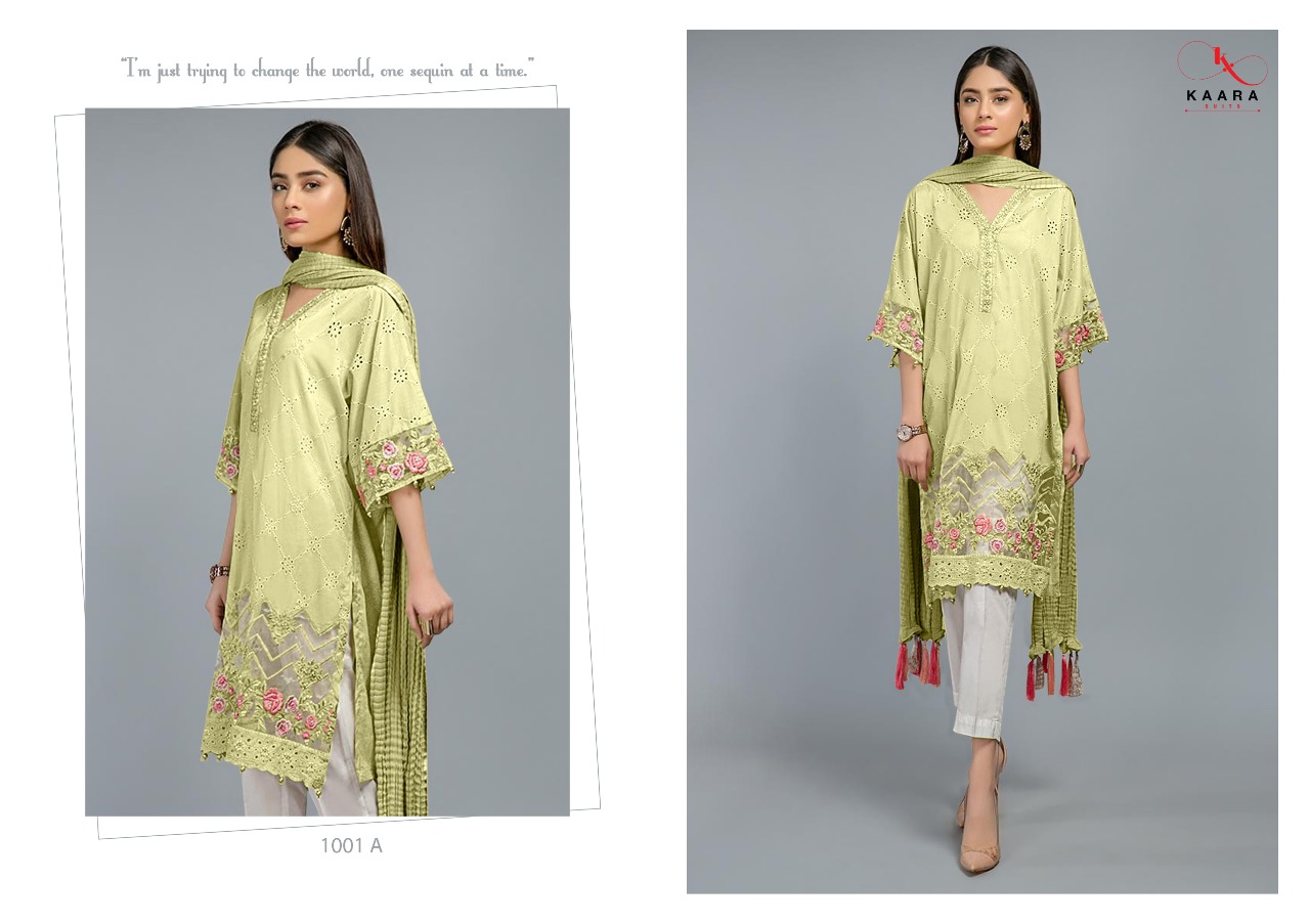 Maria B Lawn Platinum Pure Cotton Pakistani Concept Salwar Suits By Kaara Suits At Wholesale Rate In Surat