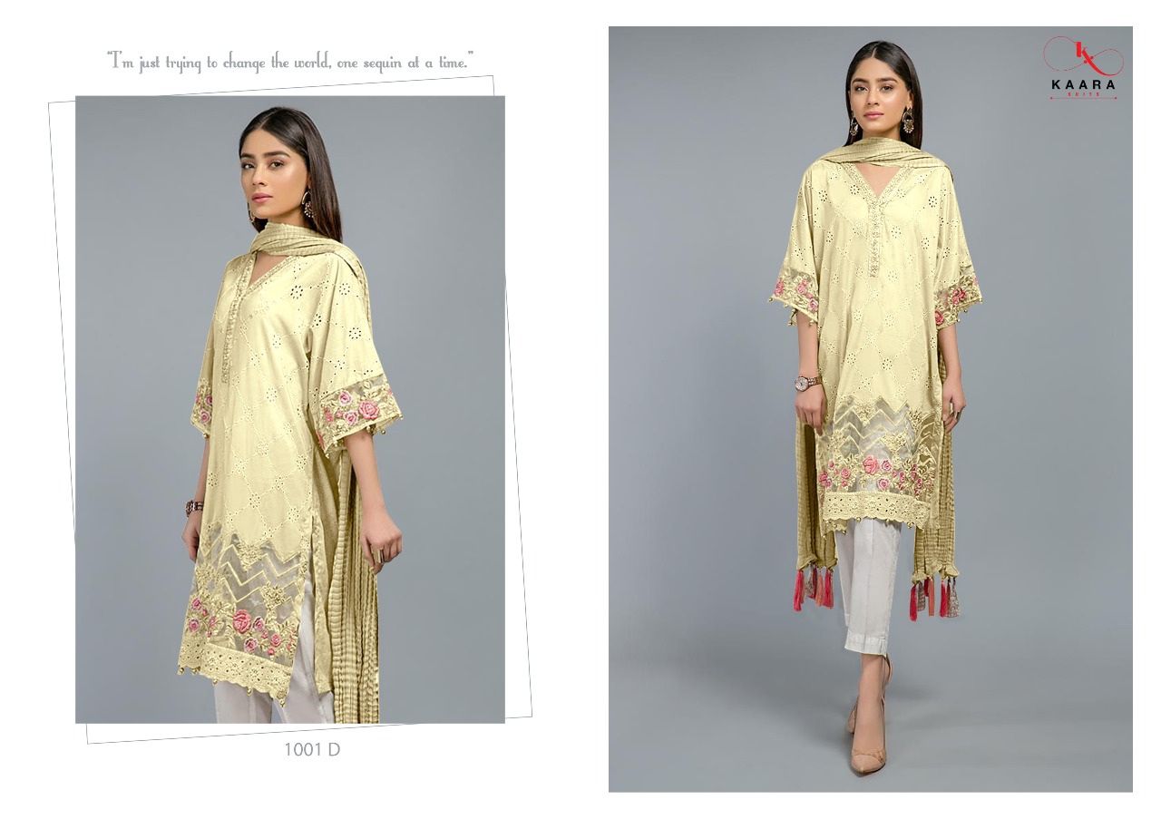 Maria B Lawn Platinum Pure Cotton Pakistani Concept Salwar Suits By Kaara Suits At Wholesale Rate In Surat