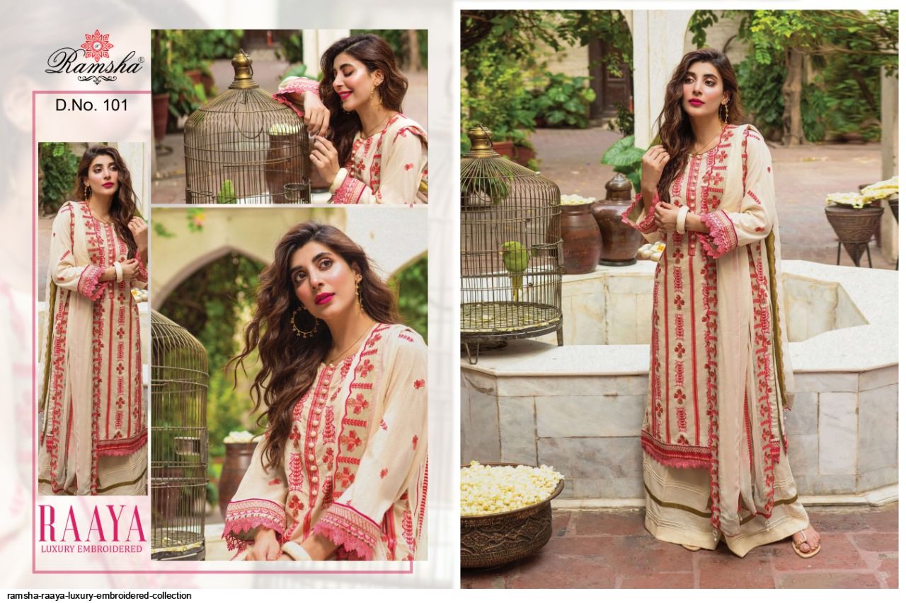 Ramsha Presents Raaya Luxury Embroidered Collection Wholesale Rate In Surat