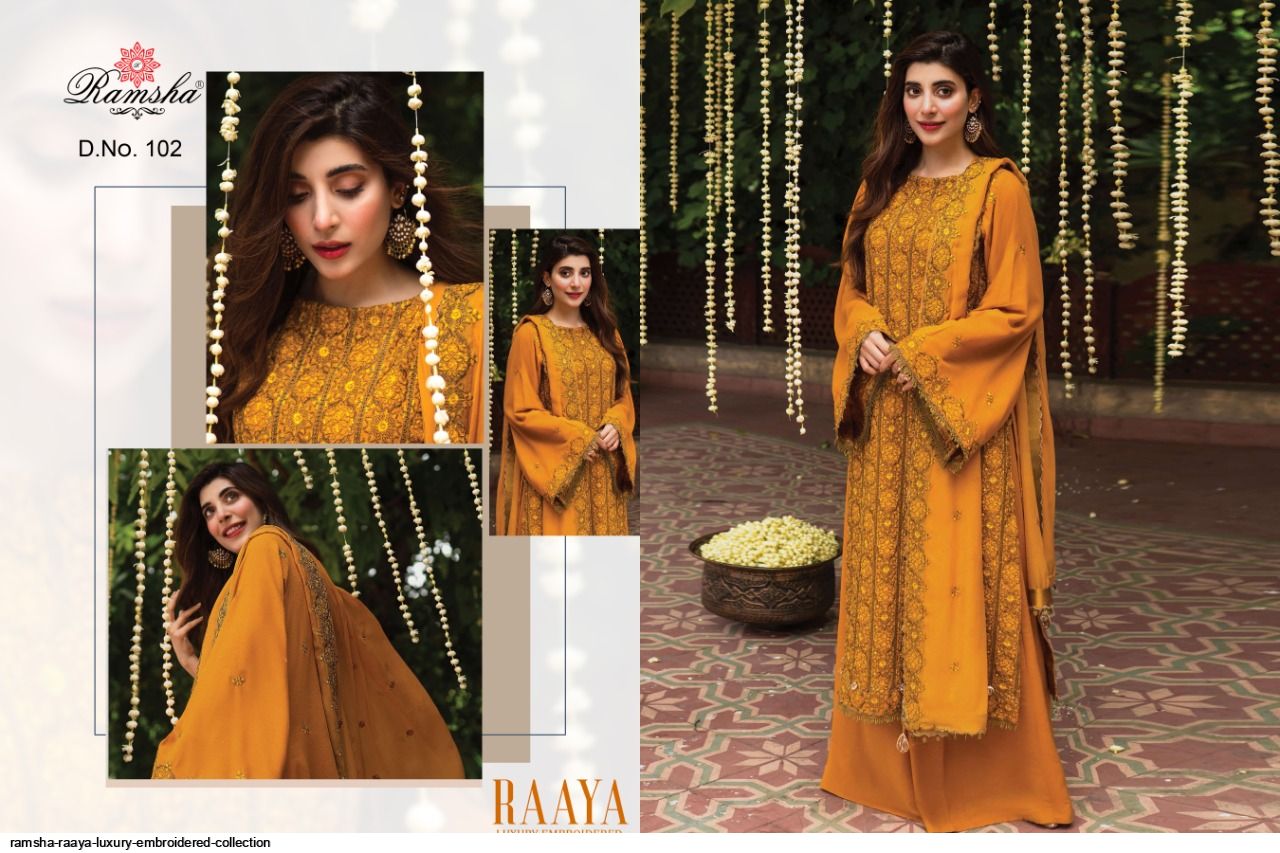 Ramsha Presents Raaya Luxury Embroidered Collection Wholesale Rate In Surat