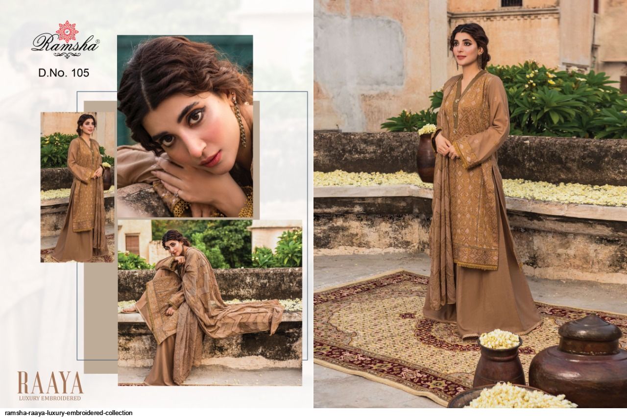 Ramsha Presents Raaya Luxury Embroidered Collection Wholesale Rate In Surat