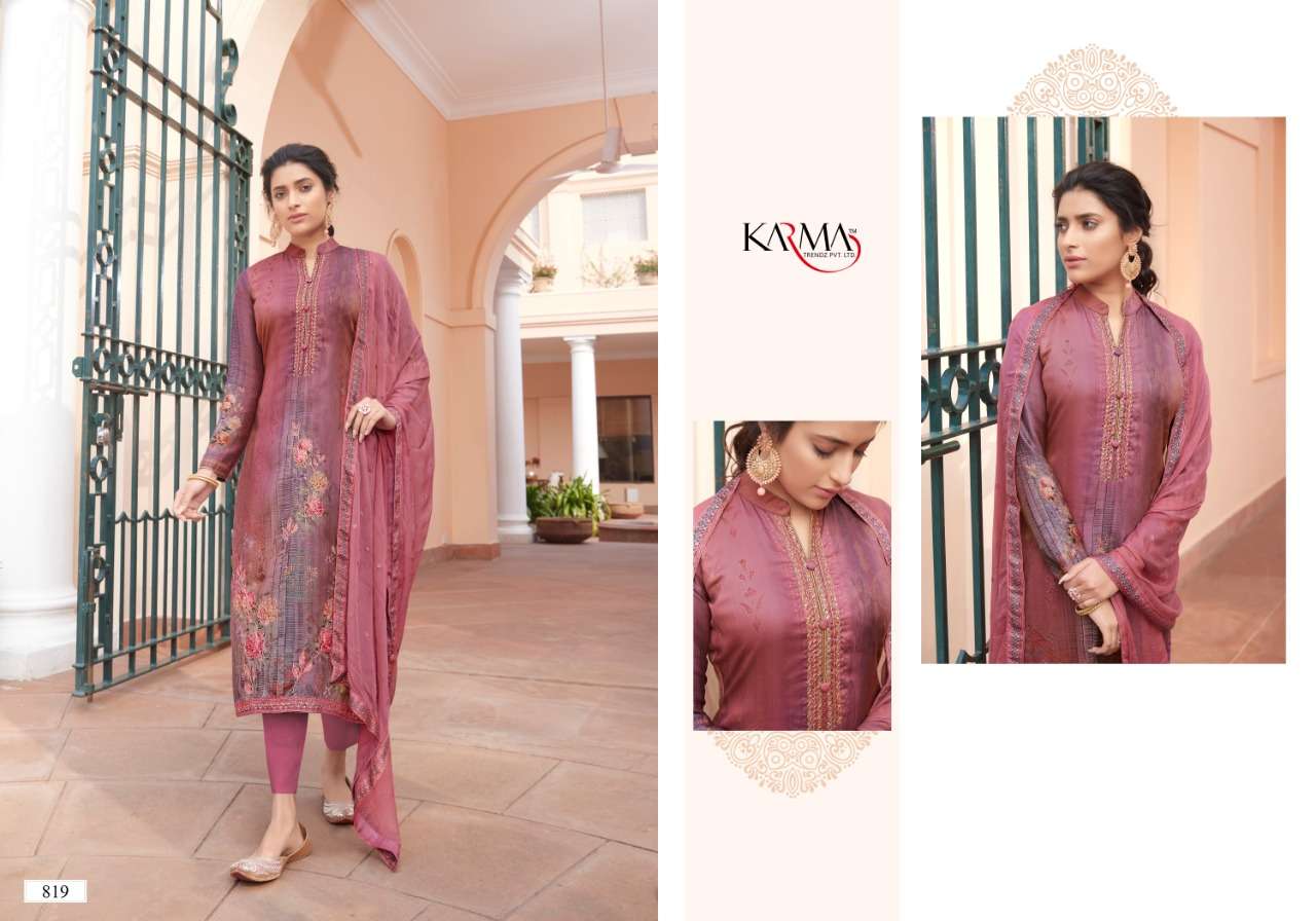 Karma Trendz Presants  Lamhaa Vol-2   Jam Satin Printed Dresses At Wholesale Rate In Surat