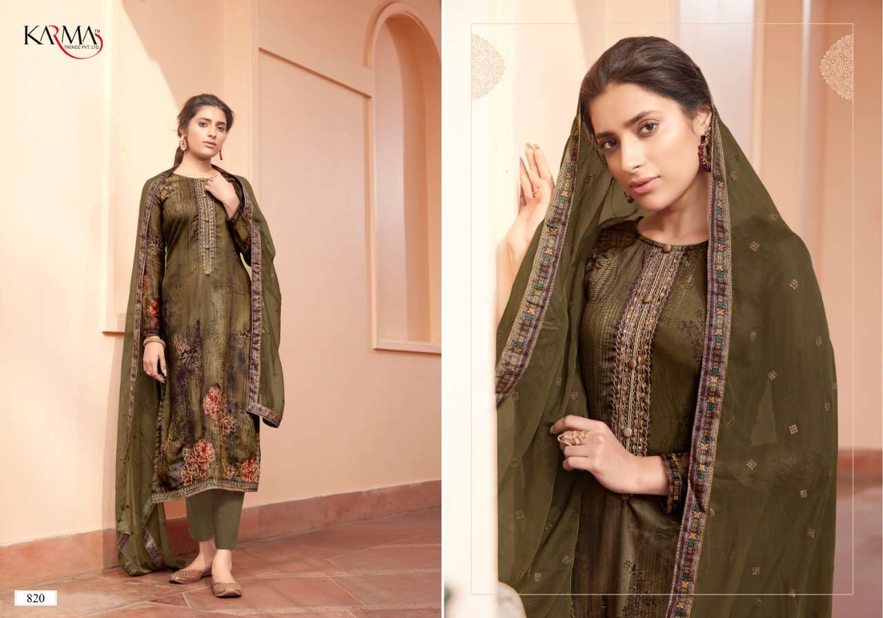 Karma Trendz Presants  Lamhaa Vol-2   Jam Satin Printed Dresses At Wholesale Rate In Surat