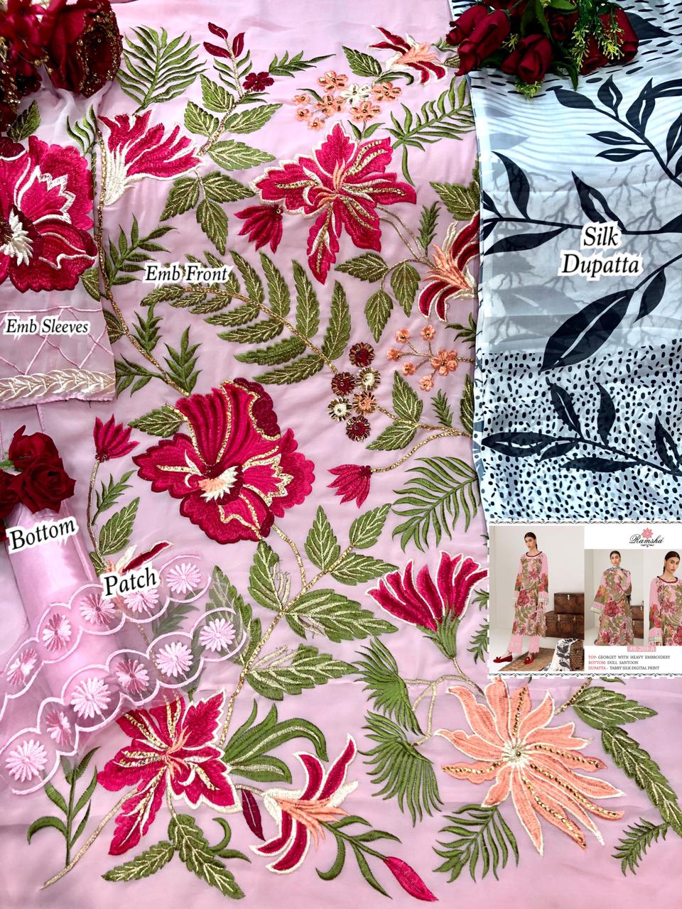 Ramsha Presants Ramsha R-269-a To R-269-d Designer Suits Wholesale Rate In Surat