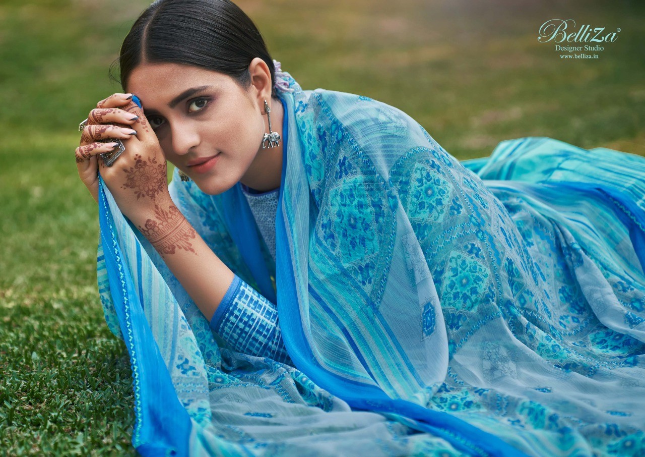 Belliza Presants  Nazrana Pure Cotton Digital Print Salwar Kameez At Wholesale Rate In Surat