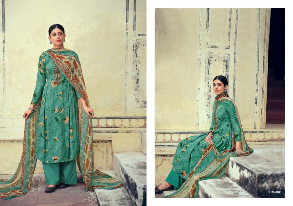 Belliza Presents Mystic Fancy Designer Dress Material At Wholesale Rate In Surat