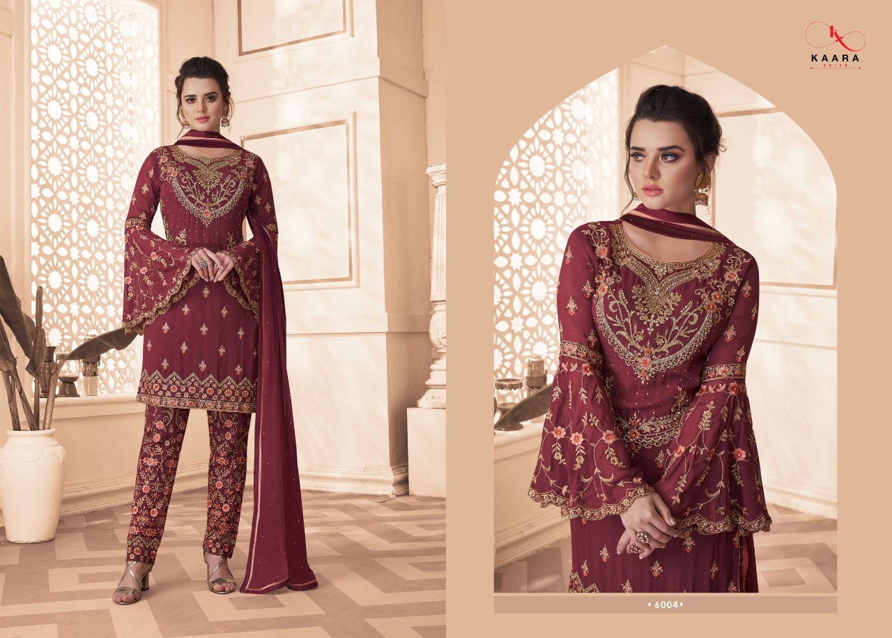 Kaara Suits Presents Dulhan Vol 14 Georgette With Heavy Embroidery