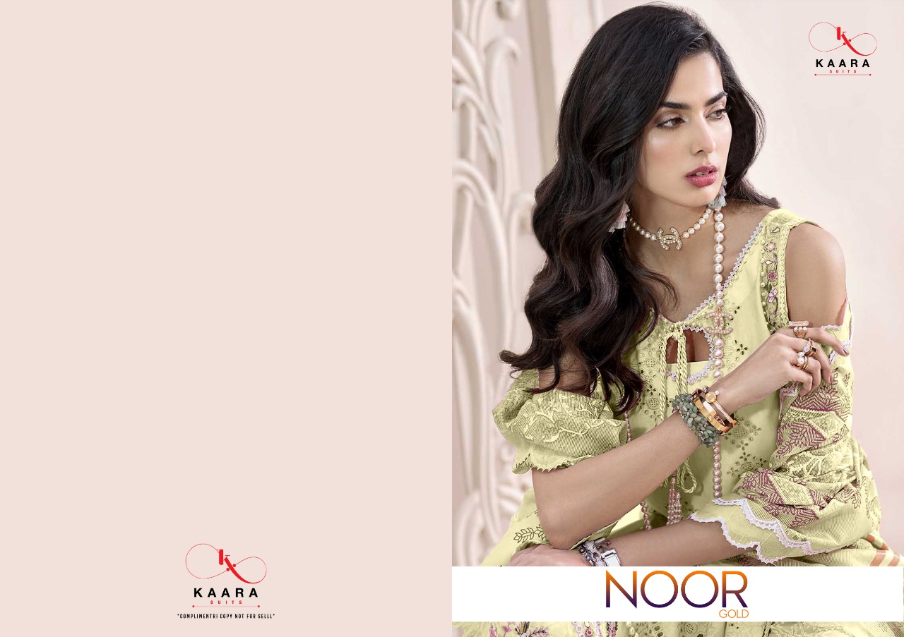 Noor Silver Pure Cotton Salwar Kameez By Kaara Suits At Wholesale Price In Surat