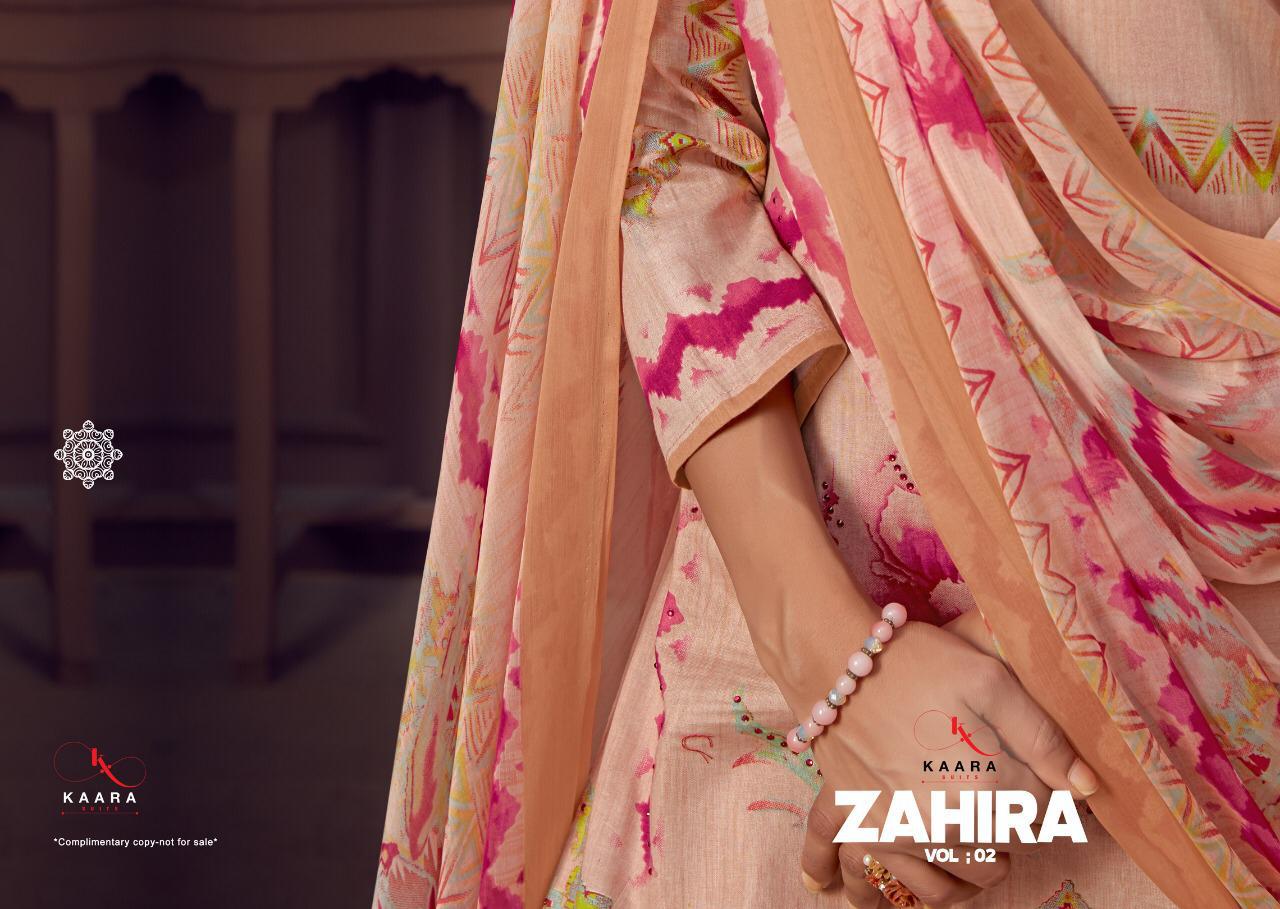 Zahira Vol-02 Digital Printed Salwar Kameez By Kaara Trends At Wholesale Rate In Surat