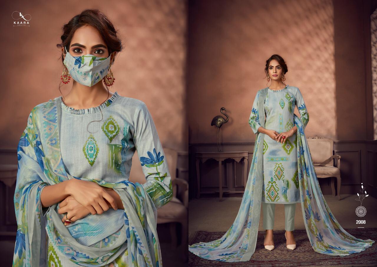 Zahira Vol-02 Digital Printed Salwar Kameez By Kaara Trends At Wholesale Rate In Surat