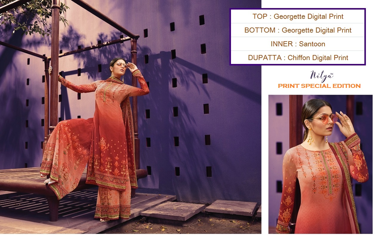 Ltfabrics Presents Nitya  Print Special Edition Designer Collection At Wholesale Rate In Surat