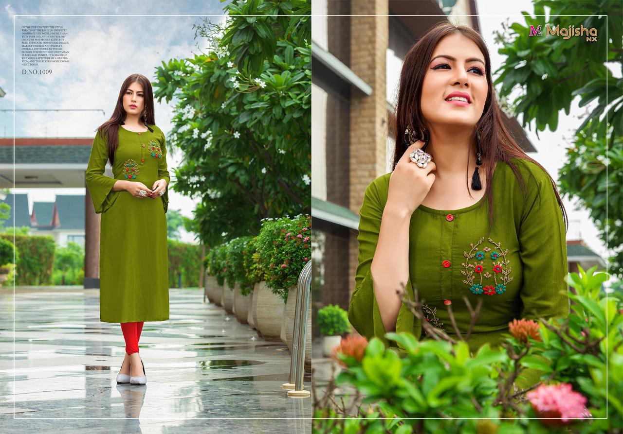 Majisha Nx Presants  Albeli Rayon Casual Wear Kurtis At Wholesale Rate In Surat