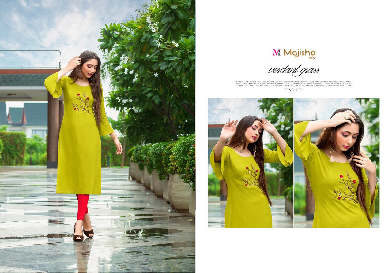 Majisha Nx Presants  Albeli Rayon Casual Wear Kurtis At Wholesale Rate In Surat