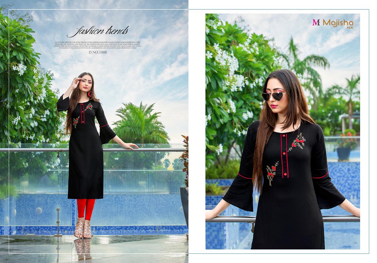 Majisha Nx Presants  Albeli Rayon Casual Wear Kurtis At Wholesale Rate In Surat