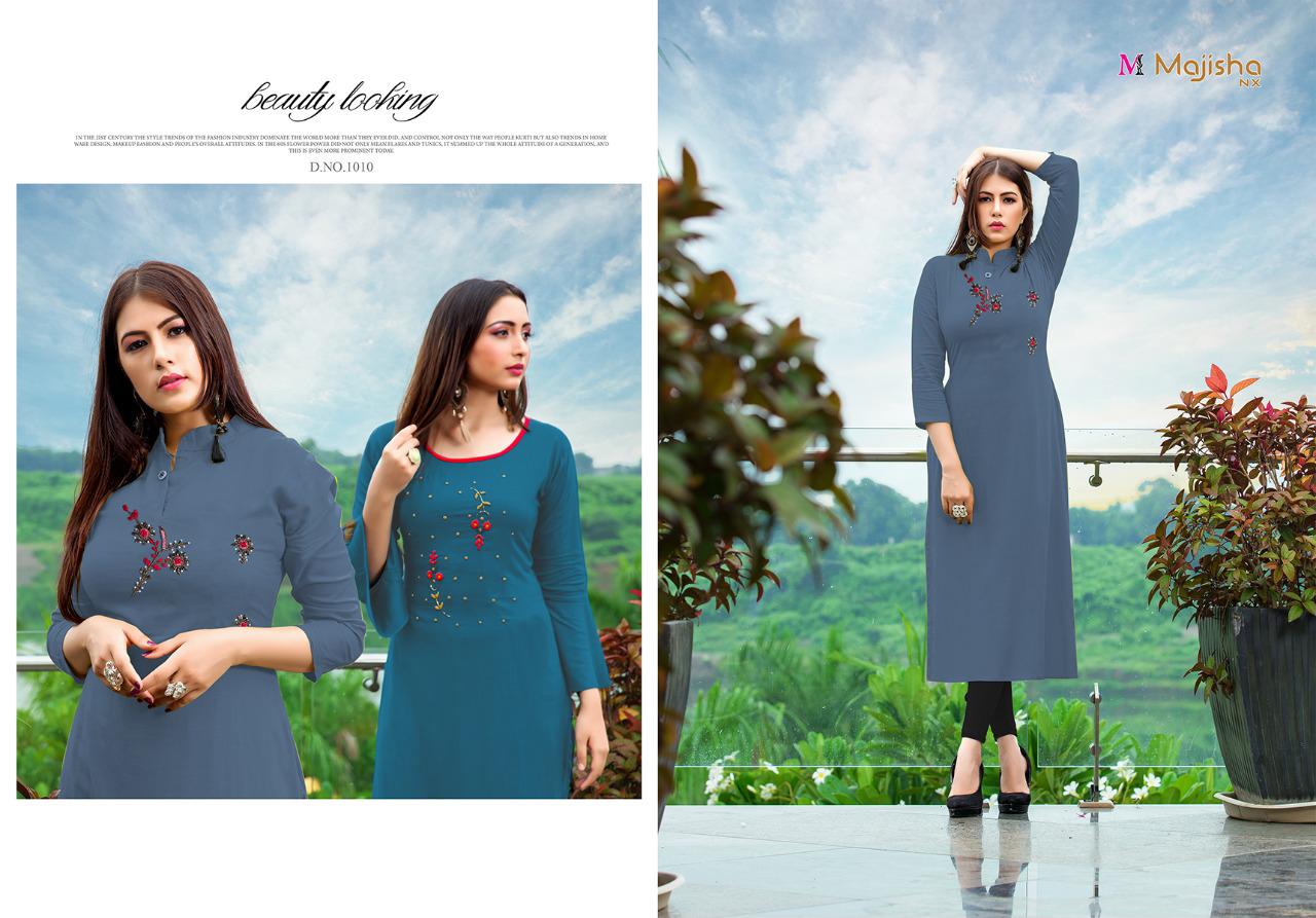 Majisha Nx Presants  Albeli Rayon Casual Wear Kurtis At Wholesale Rate In Surat