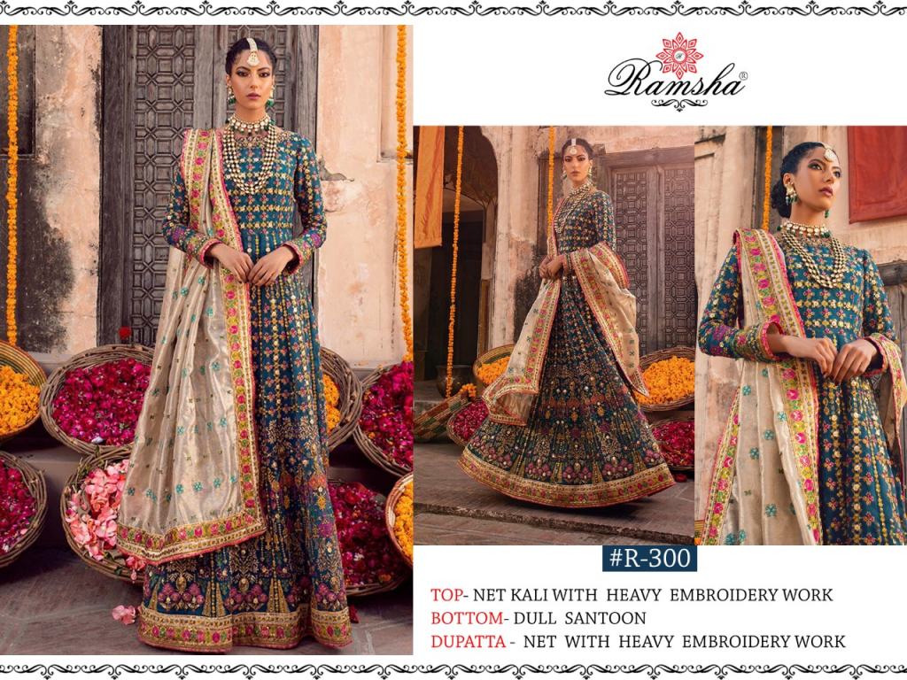Ramsha Presants Ramsha R- 299 To R-302 Series Pakistani Bridal Collections At Wholesale Rate In Surat