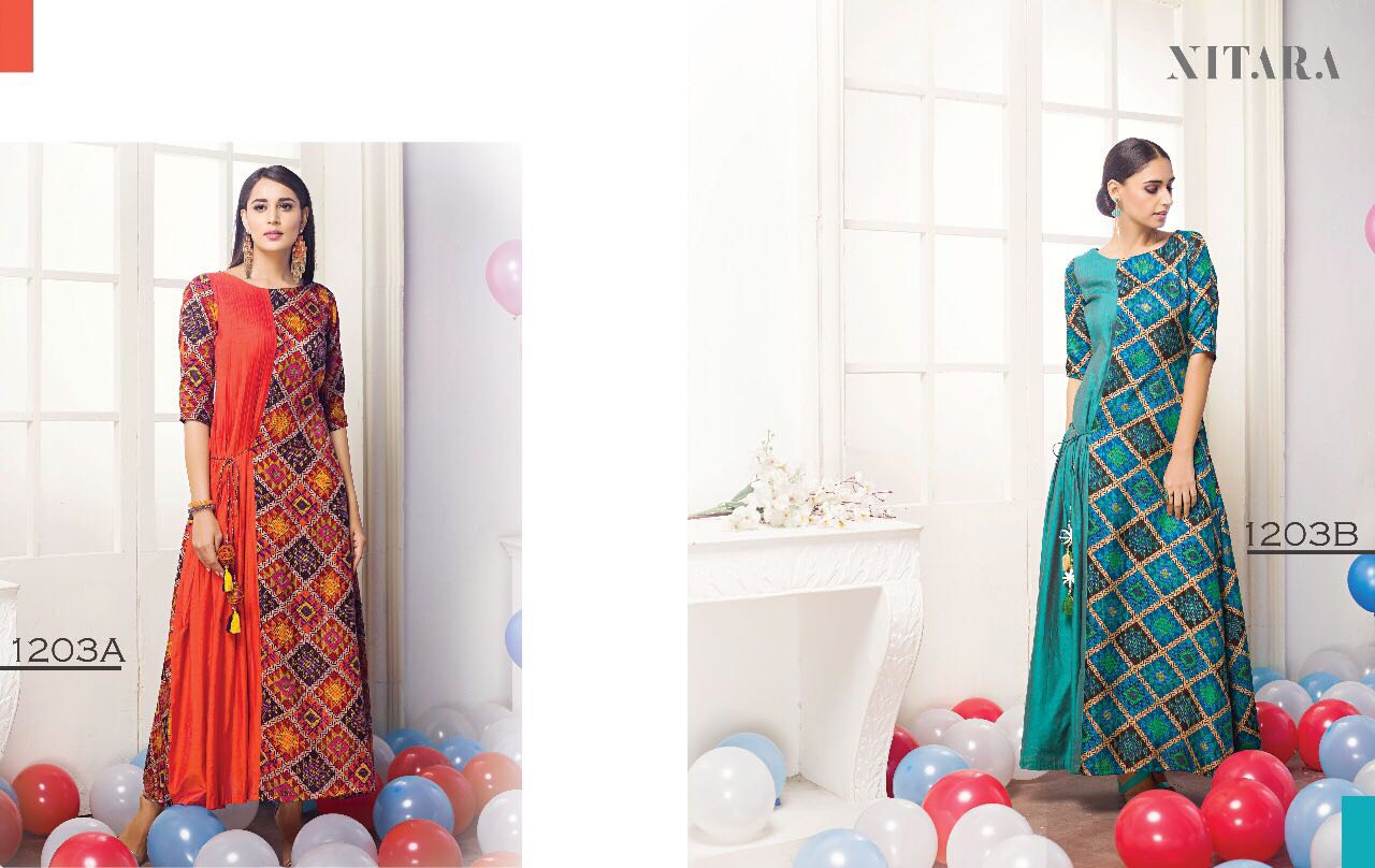 Nitara Presents  Utsavi  1201a-b To 1205a-b Series Wholesale Rate In Surat