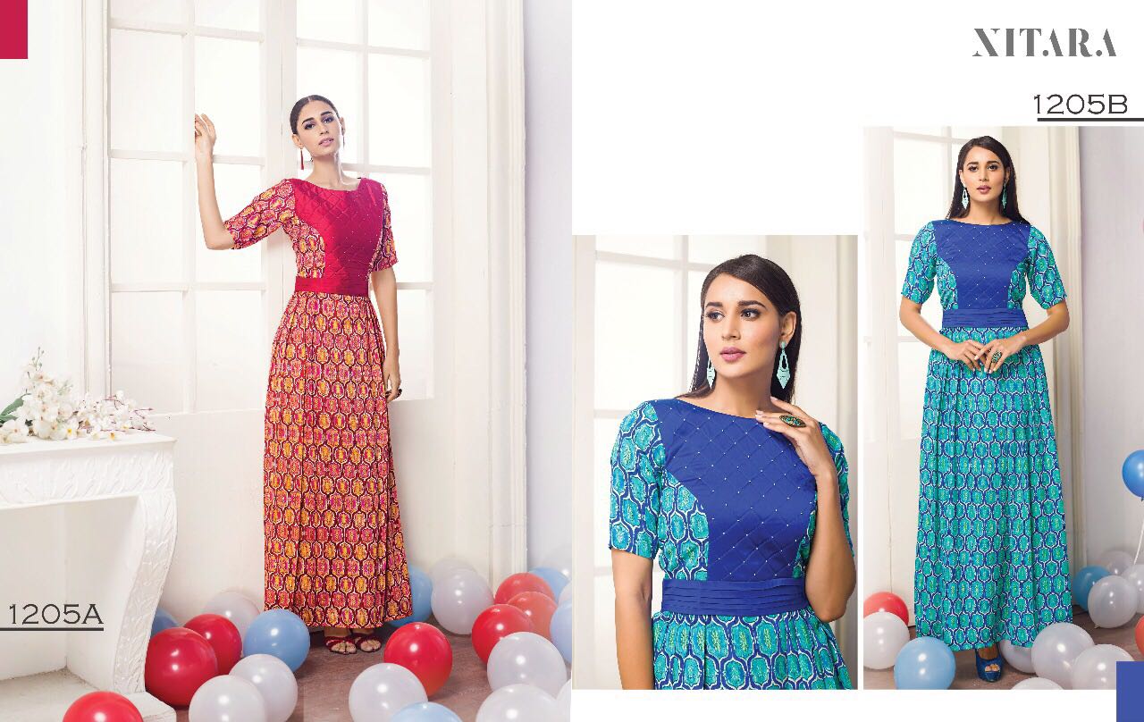 Nitara Presents  Utsavi  1201a-b To 1205a-b Series Wholesale Rate In Surat