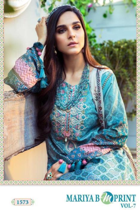 Maria B Mprint Vol-07 Designer Pure Cambric Salwar Kameez By Shree Fabs At Wholesale Rate In Surat