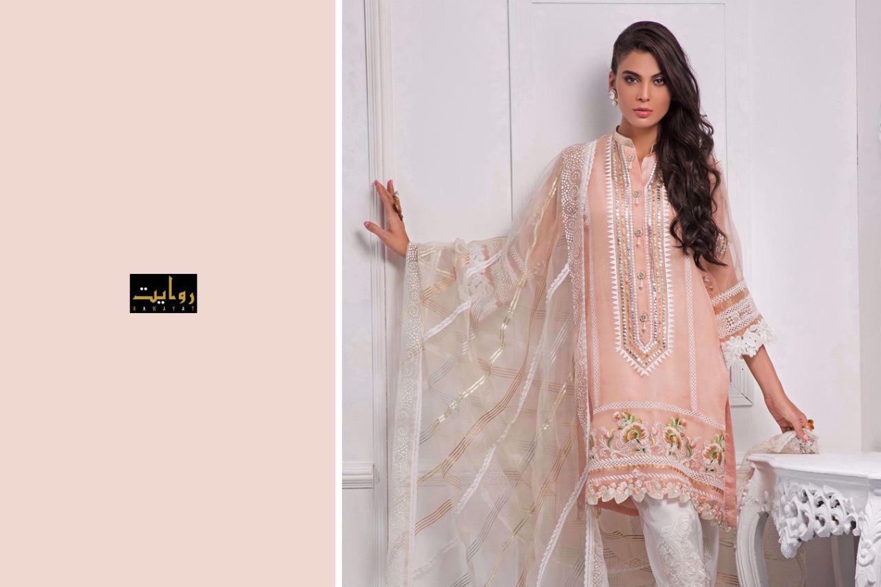 Modern Memsaab Vol-02 Lawn Collection 2020 Pure Jam Cotton Dresses By Rawayat At Wholesale Rate In Surat