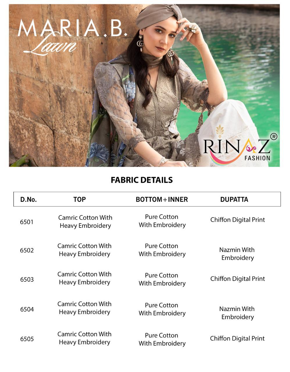 Rinaz Fashion Presants  Maria B Lawn Collection At Wholesale Rate In Surat