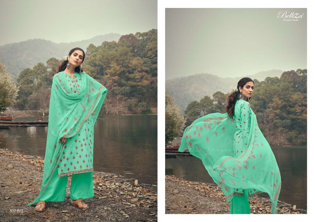 Belliza Designer Presents Festive Fusion Digital Printed Designer Dress Material Collection At Wholesale Rate In Surat