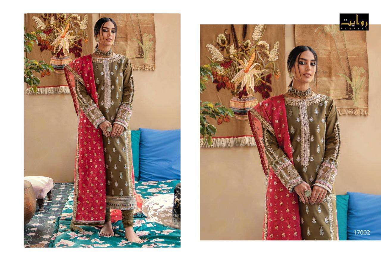 Rawayat Present Al Zohaib Vol 2 Lawn Collection 2021 Pakistani Suit At Wholesale Rate In Surat