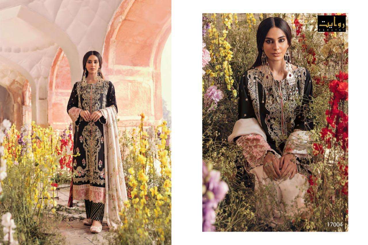 Rawayat Present Al Zohaib Vol 2 Lawn Collection 2021 Pakistani Suit At Wholesale Rate In Surat
