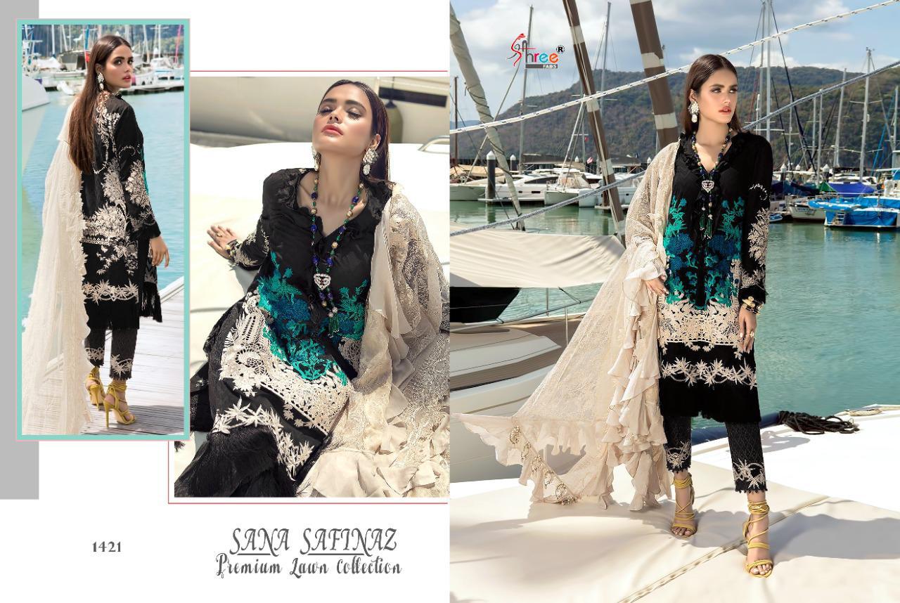 Shree Fabs Presents  Sana Safinaz Premium Lawn Collection Vol 2 Cotton Pakistani Suits