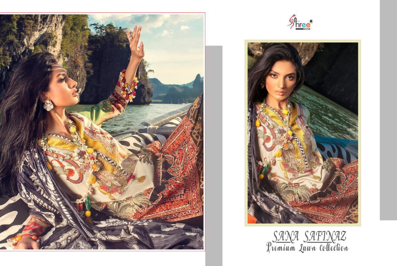 Shree Fabs Presents  Sana Safinaz Premium Lawn Collection Vol 2 Cotton Pakistani Suits