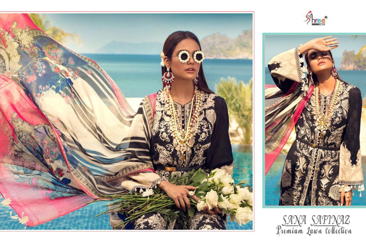 Shree Fabs Presents  Sana Safinaz Premium Lawn Collection Vol 2 Cotton Pakistani Suits