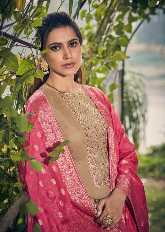 Angroop Plus Presents  Charissa Tussar Silk Classical Designer Suits Collection