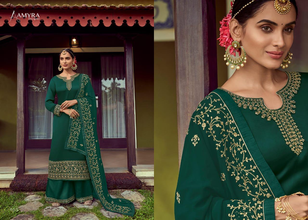 Amyra Designer Presents  Butterfly Satin Georgette With Heavy Work Designer Salwar Kameez  Catalog At Wholesale Rate In Surat