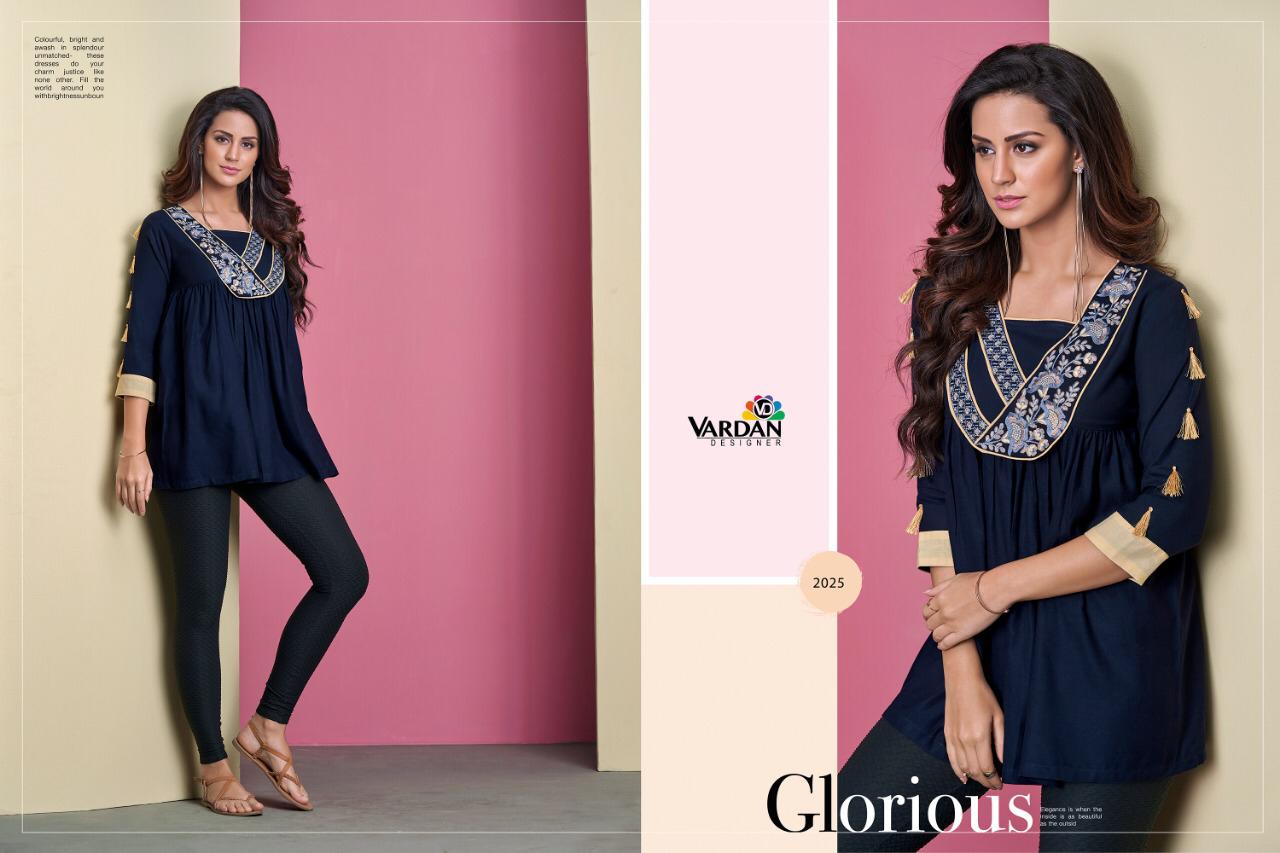 Vardan Designer Presents Ira Vol-2 Short Top Wholesale Rate In Surat