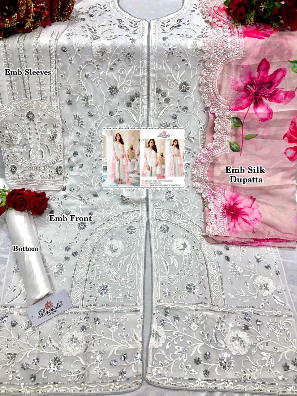 Ramsha Vol-02 R-269 To R-272 Series Salwar Kameez By Ramsha At Wholesale Rate In Surat