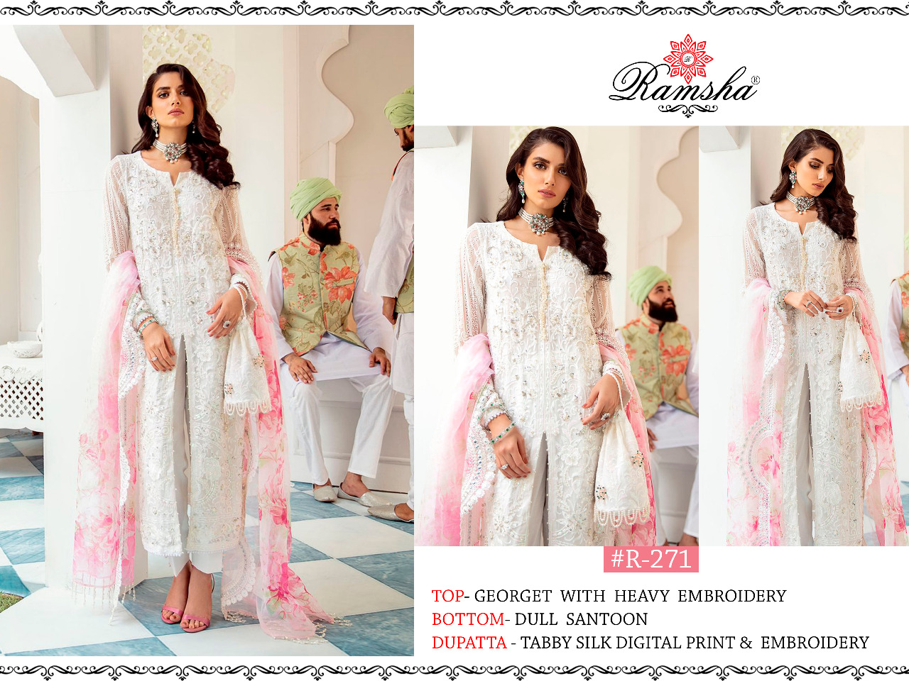 Ramsha Vol-02 R-269 To R-272 Series Salwar Kameez By Ramsha At Wholesale Rate In Surat