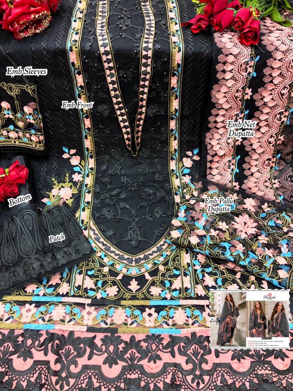 Ramsha Presents Ramsha 252 Nx Pakistani Salwar Suit Collection Wholesale Rate In Surat