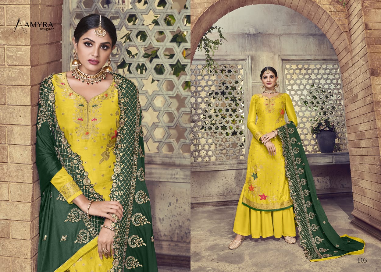 Amyra Designer Presents Ceremony Beautiful Designer Salwaar Suits Collections At Wholesale Rate In Surat