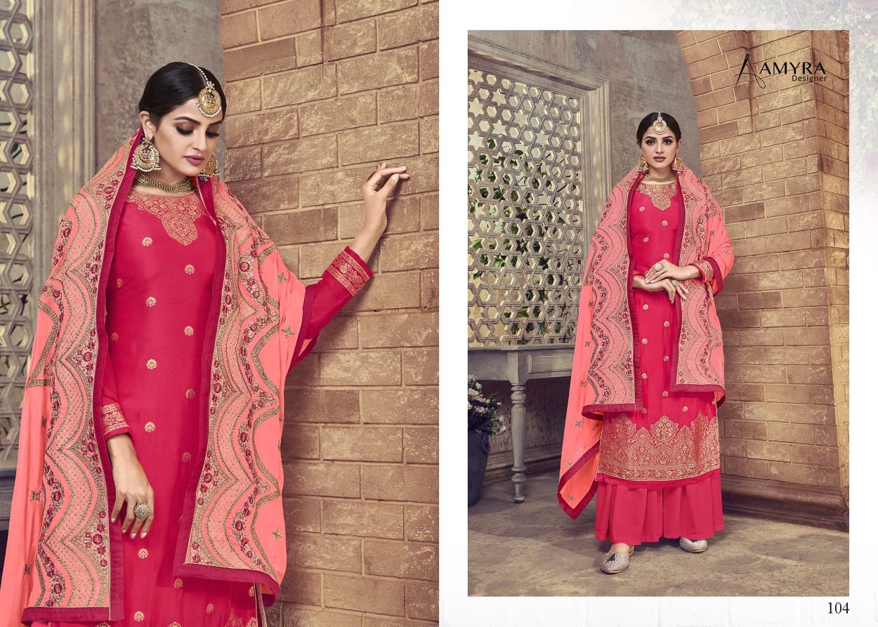 Amyra Designer Presents Ceremony Beautiful Designer Salwaar Suits Collections At Wholesale Rate In Surat
