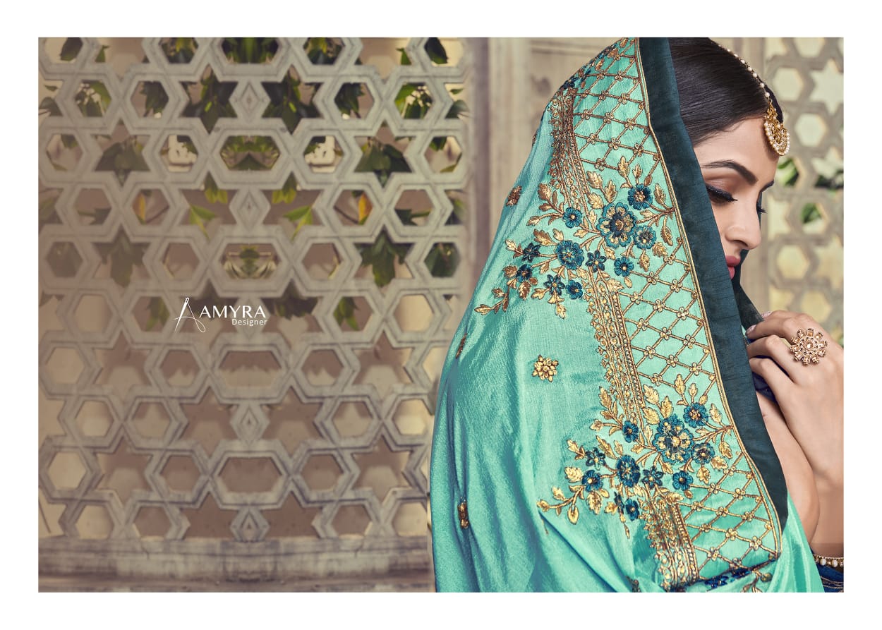 Amyra Designer Presents Ceremony Beautiful Designer Salwaar Suits Collections At Wholesale Rate In Surat