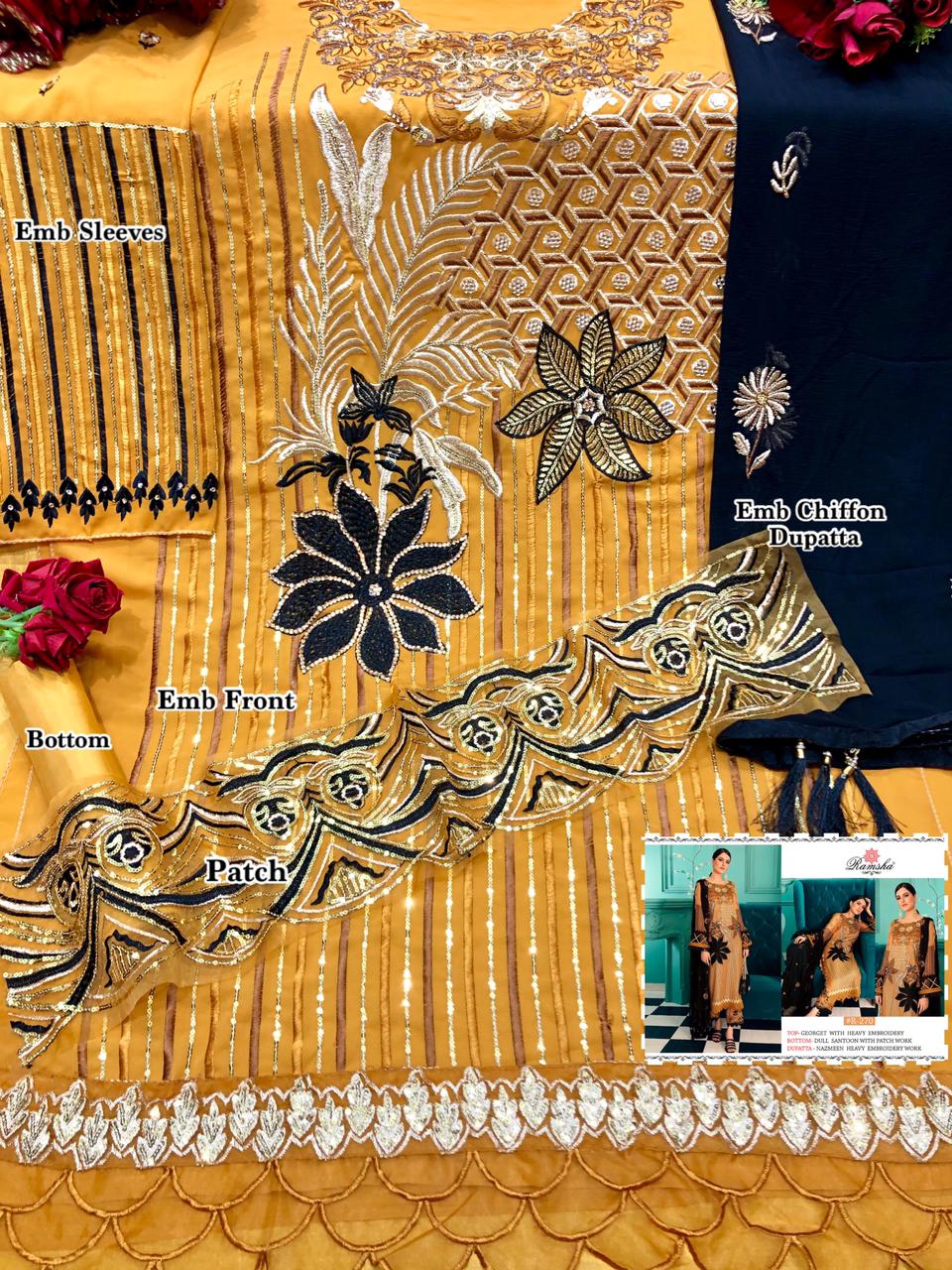 Ramsha Vol-02 R-269 To R-272 Series Salwar Kameez By Ramsha At Wholesale Rate In Surat