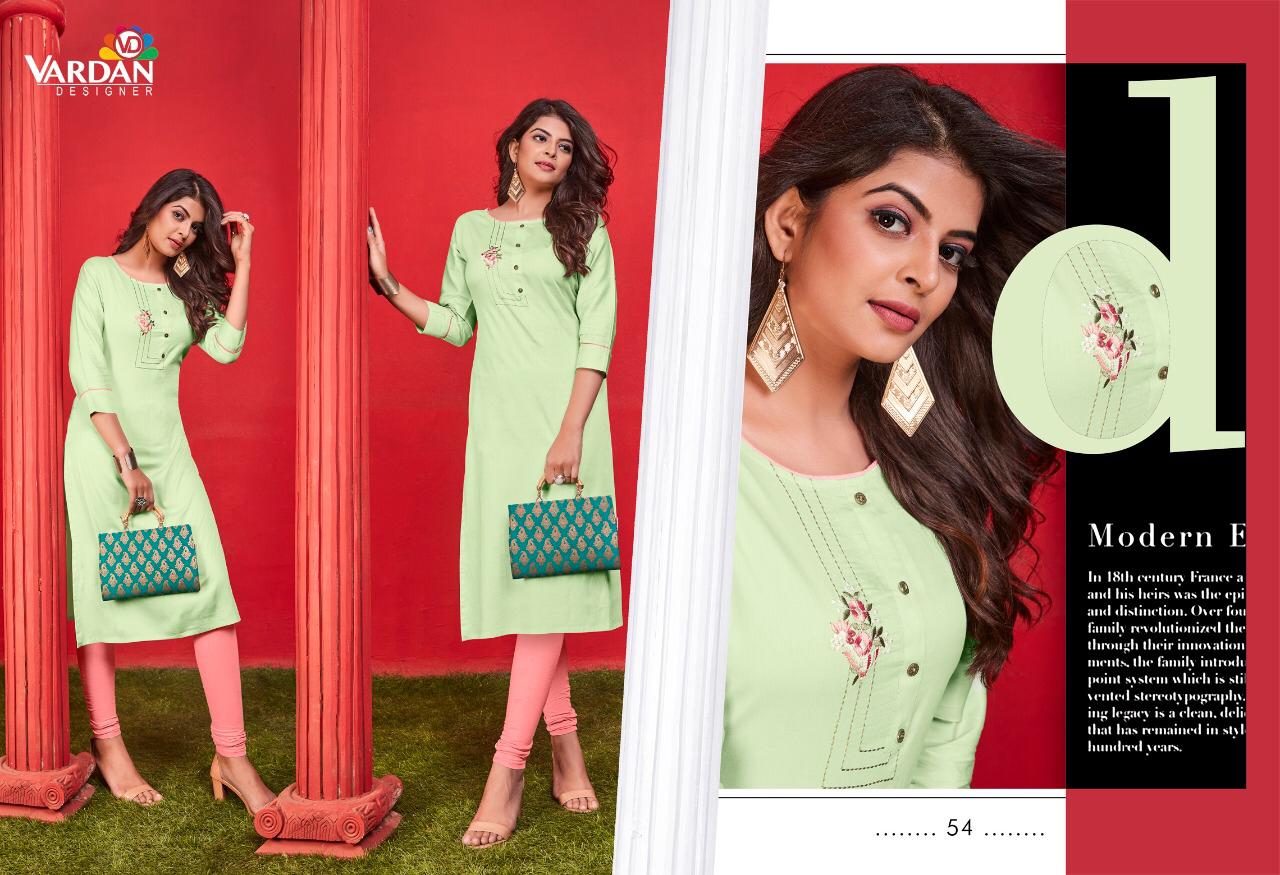 Vardan Designer Presents Jaam  Heavy Jam Cotton Kurtis Catalog Wholesale In Surat